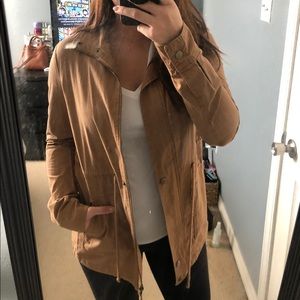 Brown anorak jacket!